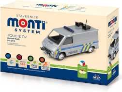 Zestaw konstrukcyjny Policja RC Renault Trafic Monti System