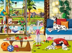 Ravensburger domowi pupile z Palm Springs 500 elementów