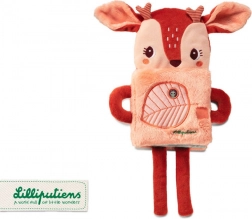 Przytulna książeczka z jelonkiem Stella 3 m+ od Lilliputiens