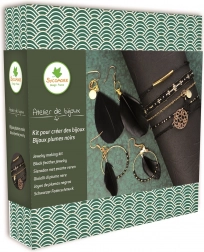 Wytwarzanie biżuterii – biżuteria z czarnymi piórkami