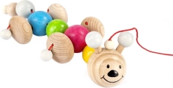 Hess drewniana zabawka do ciągnięcia gąsienica Ida