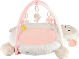 Luksusowa pluszowa mata edukacyjna New Baby owieczka z pałąkiem