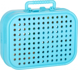 Kreatywna mozaika w kufrze z wkrętarką akumulatorową – zestaw konstrukcyjny dla dzieci – Pojazdy