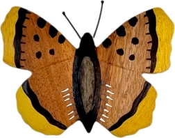 Drewniany magnes motyl duży 2Kids Toys