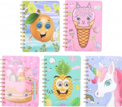 Liniowany notes z oczami 13x18 cm