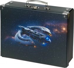 Baagl składany szkolny kuferek Statek kosmiczny