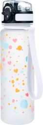 Butelka z tritanu z motywem serduszek 500 ml
