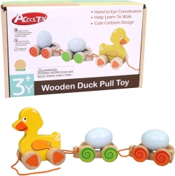 Drewniane ciągnięcie Kaczka