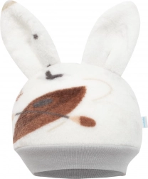 dziecięca czapeczka wellsoft z uszkami New Baby Eskimo