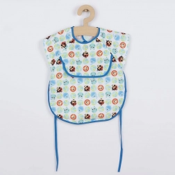 Dziecięcy śliniak–fartuszek New Baby 42 × 35 cm niebieski