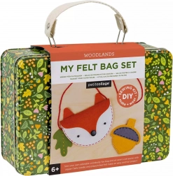 kreatywny zestaw torebka lis i portmonetka żołądź PETIT COLLAGE