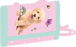 Dziecięcy tekstylny portfel z motywem zwierzaków