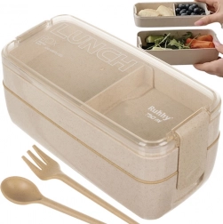 Lunchbox Ruhhy 750 ml z zestawem sztućców