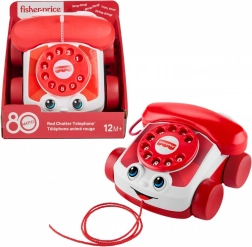 Telefon Fisher-Price Chatter – edycja jubileuszowa z okazji 80-lecia MATTEL, czerwony