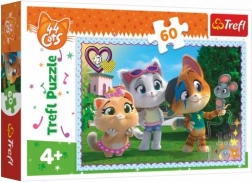 Puzzle 60 elementów 44 CATS – Zabawa z przyjaciółmi