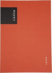 Notes A4 VERDE, ceglasty, 96 liniowanych kartek