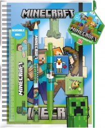 Minecraft szkolny zestaw A5 w praktycznym etui