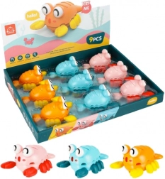 Krab na kółkach – mechaniczna ruchoma zabawka 12 cm