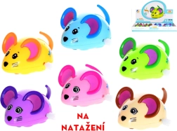 Nakręcana mysz 8 cm dla dzieci