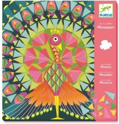 DJECO Mozaikowe obrazki Paw i Sowa