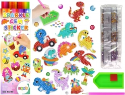 Diamentowa Mozaika Naklejki Dinozaury