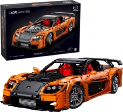 Klocki CaDA RC samochód sportowy MAZDA RX-7 56 cm, 3305 elementów
