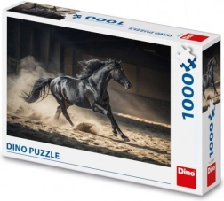 Puzzle Czarny koń 1000 elementów