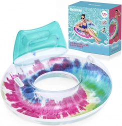 dmuchany koło pływające z oparciem i uchwytami Bestway