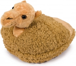 Grzejący pluszowy kapeć Wielbłąd Cozy Noxxiez