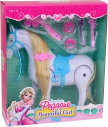 Interaktywny koń z grzebieniem i muzyką