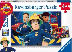 Ravensburger puzzle Strażak Sam 2×24 elementy