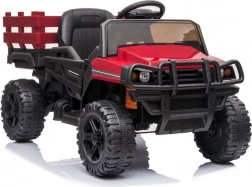 Samochód na baterie czerwony