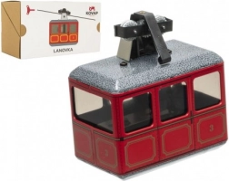 Metalowy model kolejki linowej dla dzieci