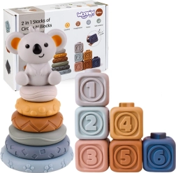Woopie Baby miękki zestaw sensoryczny 3 w 1 z koalą