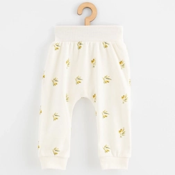 Niemowlęce spodnie z bawełny organicznej New Baby Oliwki, rozmiar 62 (3–6 miesięcy)