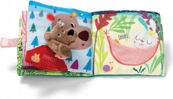 Lilliputiens tekstylna książeczka z pacynką na palec miś César