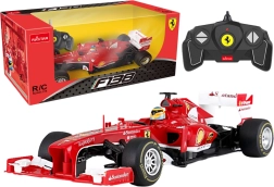 Wyścigowy samochód zdalnie sterowany RASTAR FERRARI F1 1:18 czerwony