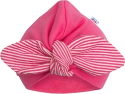 Dziewczęca czapeczka turbanowa New Baby For Girls, paski 92 (18–24 miesięcy)