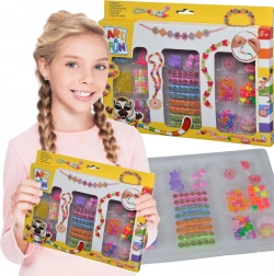 Kreatywny zestaw do tworzenia bransoletek z koralikami i literkami SIMBA ART&FUN