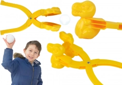 Twórca śniegu – dinozaurowy wyrabiacz śnieżnych kul, żółty