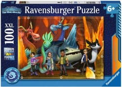 RAVENSBURGER puzzle dla dzieci JAK WYTRESOWAĆ SMOKA: THE NINE REALMS xxl 100 elementów
