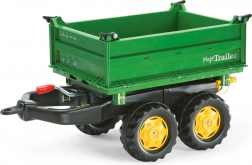 Przyczepa z wywrotnym mega-naczepem do traktora