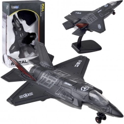 Metalowy wojskowy samolot F-25 ze światłami i dźwiękami – Cy