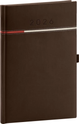 Tygodniowy terminarz Tomy brązowo-czerwony 2026