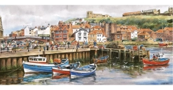 Puzzle panoramiczne Gibsons Whitby, Yorkshire 636 kawałków