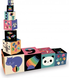 Kartonowa wieża do składania z obrazkami od Andy’ego Westface’a