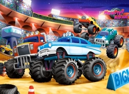 Puzzle 70 elementów Monster Truck Show