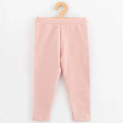 dziewczęce legginsy z dresówki New Baby Kindergarten jasnoróżowe