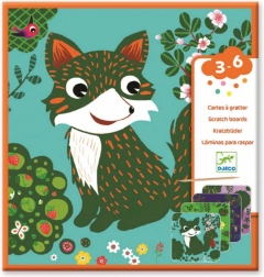 Zdrapywanki Leśni przyjaciele DJECO