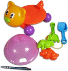 Wózek Kotka z akcesoriami do piasku